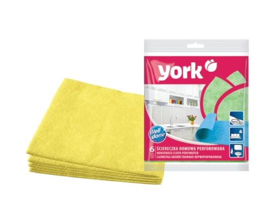 Салфетки перфорированные York 35x35 см 6 шт