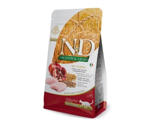 Cat food Farmina N&D Ancestral Grain Neutered chicken and pomegranate 1.5 kg