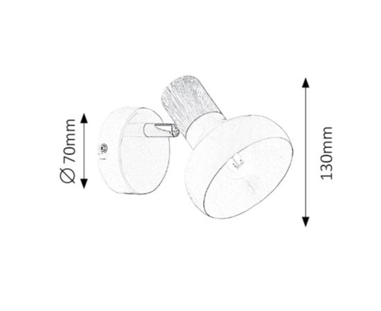 Spot lamp Rabalux Holly 5943 E14 1X MAX 40W