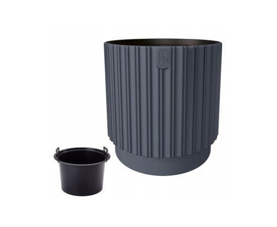 Flower pot FORM-PLASTIC Mika Cyli 30 anthracite