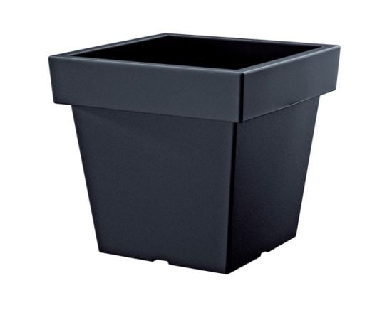 Plastic pot for flowers Prosperplast LOFLY LOW DLOFL S433 289 mm gray black