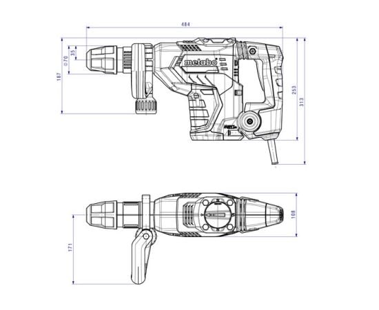 Jackhammer Metabo MHEV 5 BL 1150W