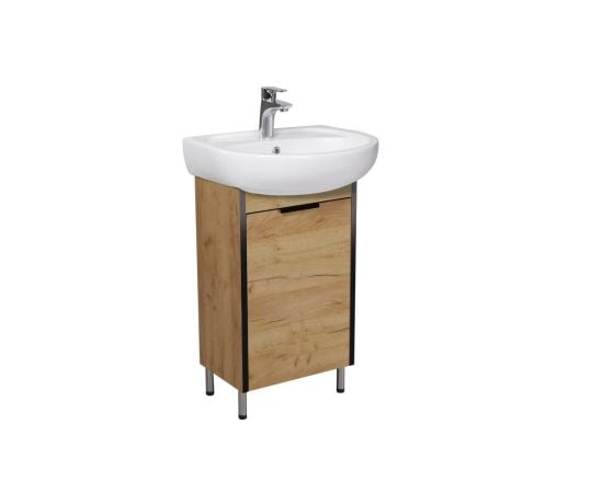 Bathroom furniture with washbasin Dacota Craft 50 wood Solo 50 cm