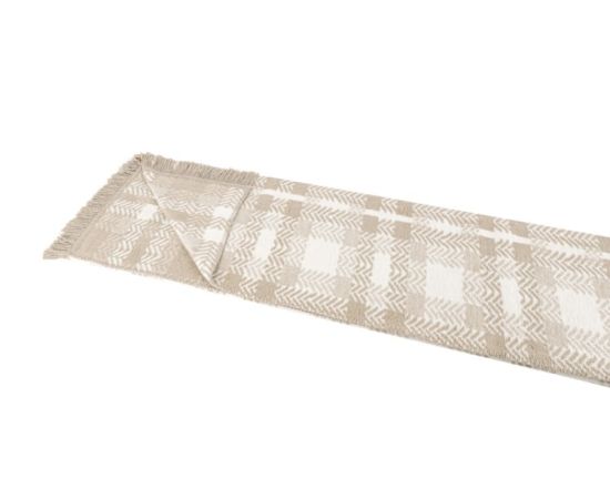 Plaid Arya cotton 200X220 Tina beige