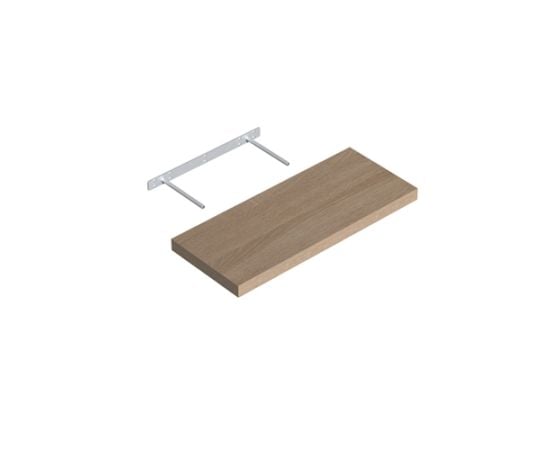 Shelf with hidden fastening oak sonoma VELANO 65087 595x235 mm