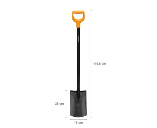 Лопата совковая Fiskars Solid 1066717 116.6 см