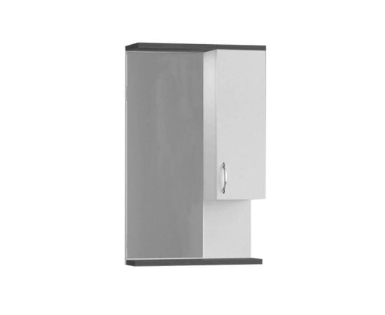 Cabinet with mirror Denko Trend 55 white/anthracite gray