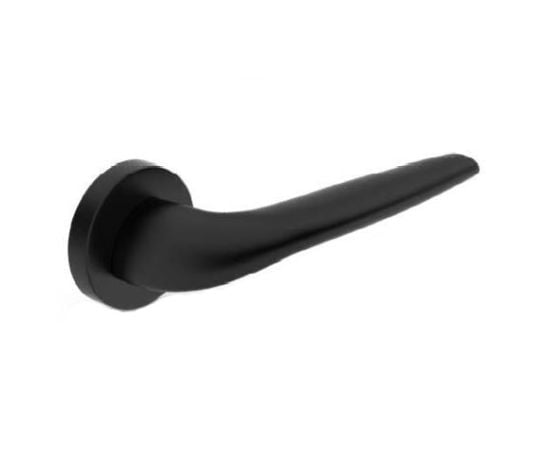 Door handle rossete Metal-Bud TOTAL Q ZTOKCZ with protective lid SZQCZY black