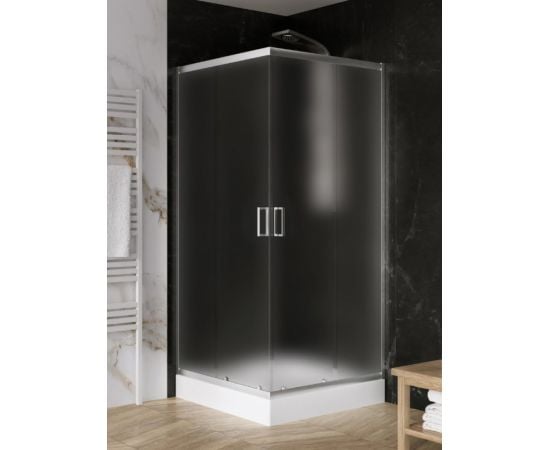 Shower cabin New Trendy Suvia 2D K-3575 80x80x185 cm 5 mm matte glass