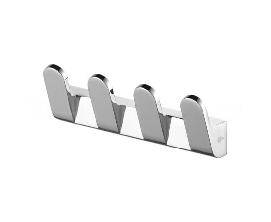 Towel Hook Bar Bisk Futura Chrome