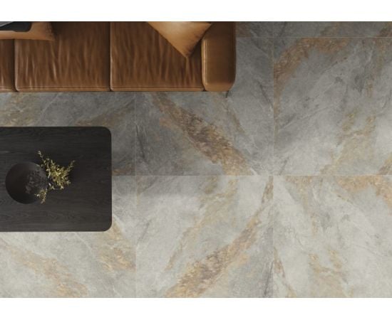 Porcelain tile Cerrad GRES AURIC LIGHT GREY RECT. 1197x597x8