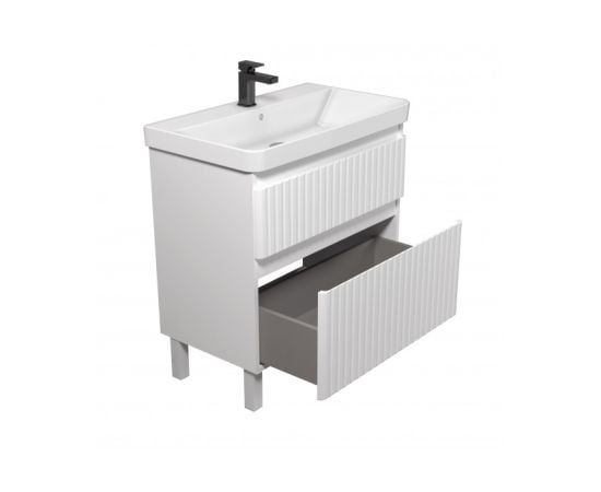 Bathroom furniture with washbasin FLUFFY 80-U White Vivace 80 cm