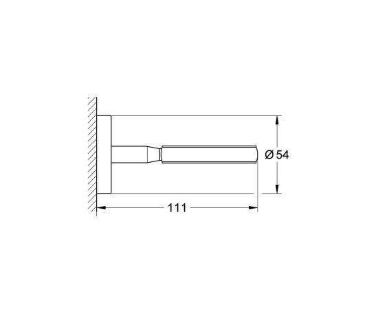 Крепление для диспенсер и для стакан GROHE Bau Cosmopolitan 40585001