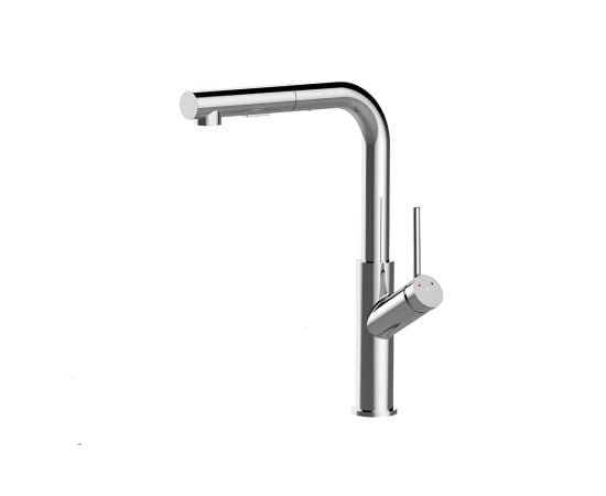 Kitchen faucet with pull-out spout Rubineta Bona-35 Chrome