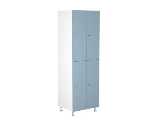 Locker for changing rooms WL 22-60 blue/white 1900x600x500 mm