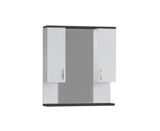 Cabinet with mirror Denko Trend 80 white/anthracite gray