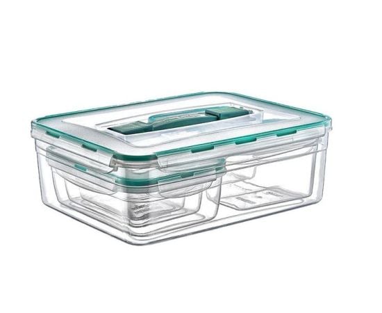 Set of containers for products Irak Plastik Fresh box LC-380 6 pc