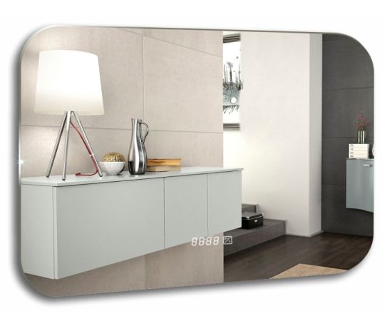 Mirror with touch switch Silver Mirrors Shampagne4 800x550