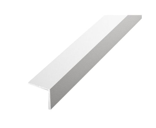 Aluminum corner PilotPro 20x20x1 (2,0m) white moire