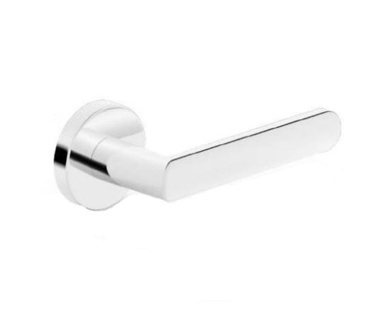 Door handle rossete Metal-Bud LUNA R ZLUOCB with protective lid SZOCBY chrome