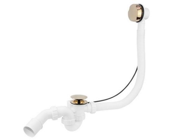 Bath siphon with overflow McAlpine HC31-GOLD