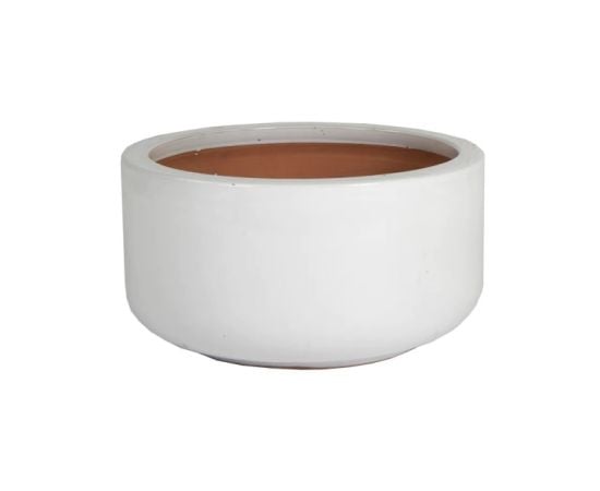 Pot ceramic Mega Collections Glazed Bowl 31x15cm 10l white