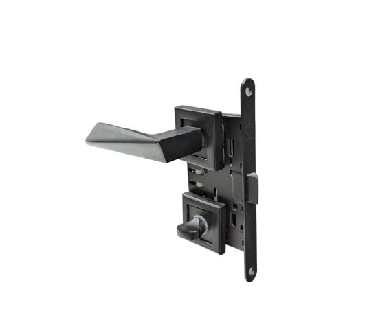 Set handle and lock BT Group PRIZMA 70 mm black