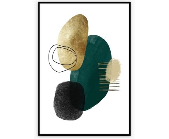 Picture in frame Styler Green Shape II AB111 50X70 cm