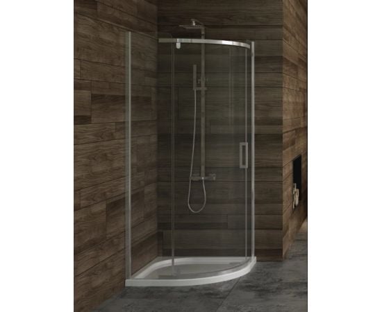 Shower cabin New Trendy Komfort K-0436 90x90x195cm-6mm (transparent glass -profile chrome)