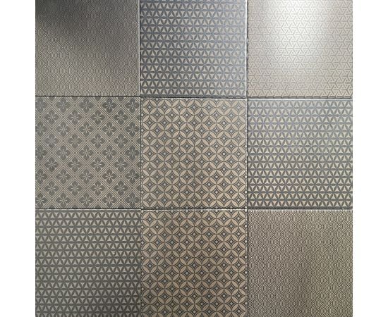 Porcelain tile Ceramica Tauro S.L. Metal Moka Porc 22,5x22,5cm