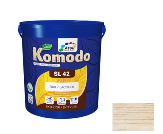 ლაქი Komodo SL-42 Acrylic ნახევრად მქრქალი 0,7 ლ.