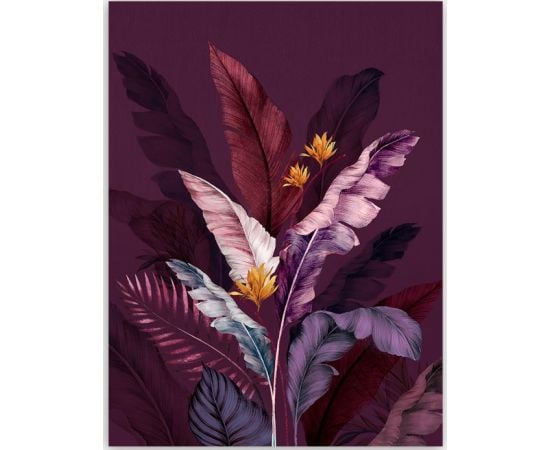 Picture on canvas Styler Violet Leavs ST555 60X80 cm