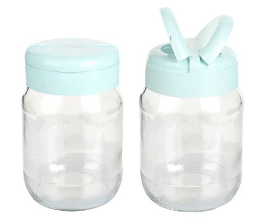 Jar with lid Titiz Wings KC-205 18101 190 ml