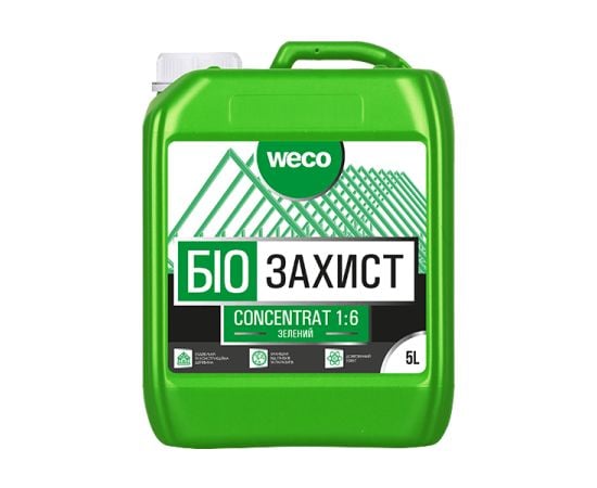 Биозащита концентрат Weco Concentrate 1:6 5 л зеленый