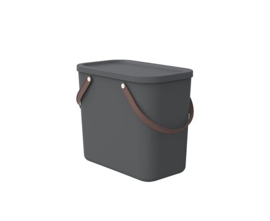 Storage box Rotho 25L ALBULA anthracite