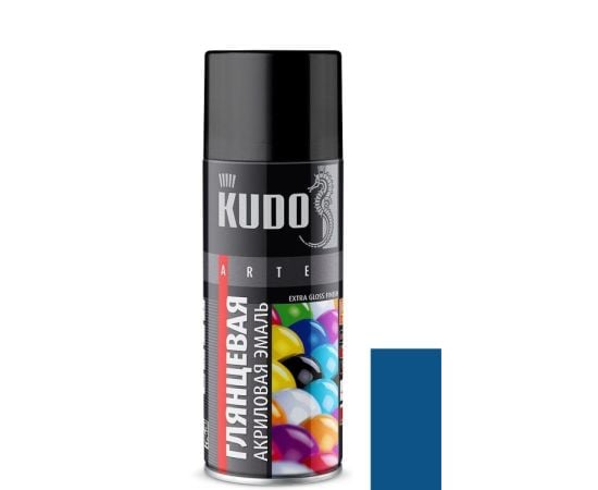 Aerosol enamel Kudo RAL5005 blue glossy 520ml