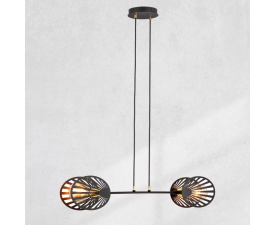 Chandelier EMIBIG PLAYA 2 E27 2x MAX 60W black