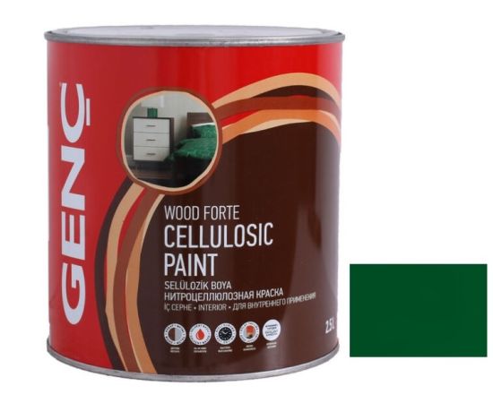 Paint nitro Genc green 6400 2,5 l