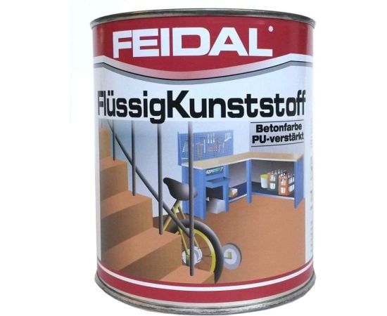 Полиуретано-алкидная краска Feidal Flussigkunststoff 2.5 л бесцветная