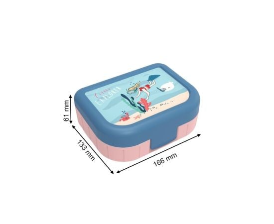 Lunch box Rotho 1L MEMORY KIDS blue