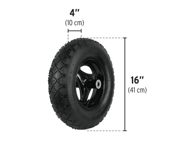 Wheelbarrow Pretul CAP-50NB 80 l