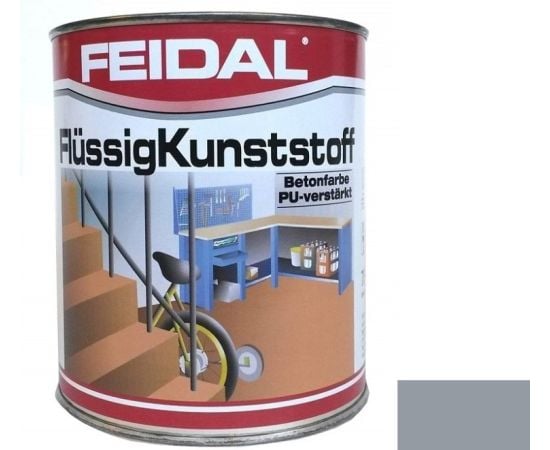 Paint Feidal Flussigkunststoff 750 ml silver-grey