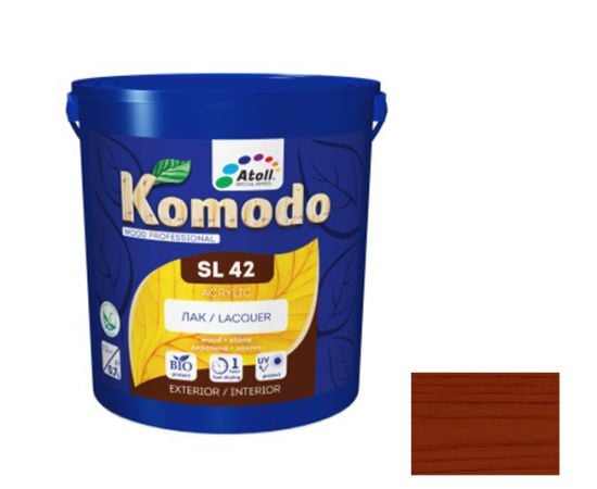 ლაქი Komodo SL-42 Acrylic პრიალა მახაგონი 0,7 ლ.