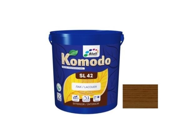 Acrylic varnish Komodo SL 42 glossy teak 700 ml