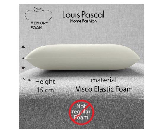 Pillow Louis Pascal Visco elastic foam Collagen 40x60 cm