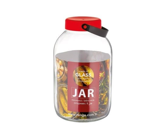 Jar with lid RENGA Macro 131858 3 l