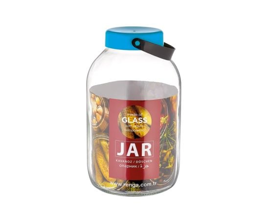 Jar with lid RENGA Macro 131858 3 l