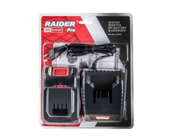 Battery and charger Raider R20 131167 20V 4Ah