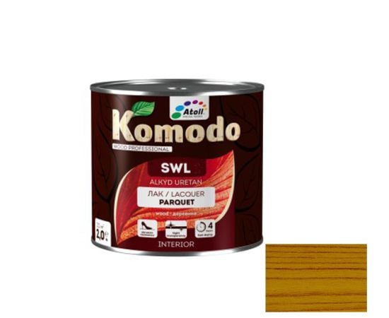 ლაქი Komodo Universal SWL-15 წაბლი 0.7 ლ.