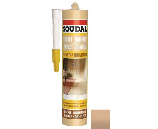 Герметик паркетный Soudal 300 мл сосна